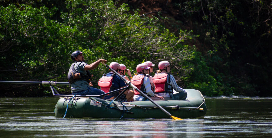 Guanacaste to Arenal with Safari Float on Tenorio River
