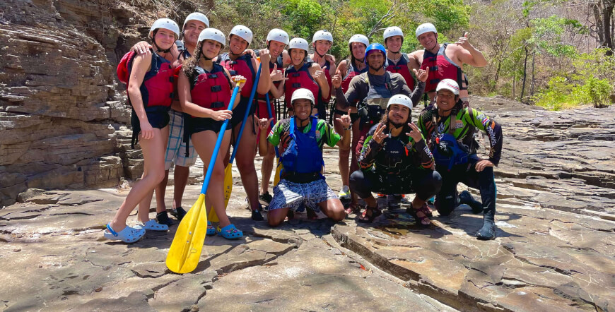 LA FORTUNA ⇆ SAMARA Whitewater Rafting on the Tenorio River